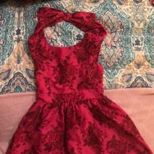 Magenta Floral Dress